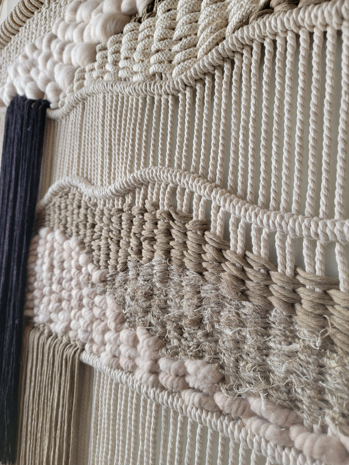 Mediterranean Modern Macramé Wall Hanging