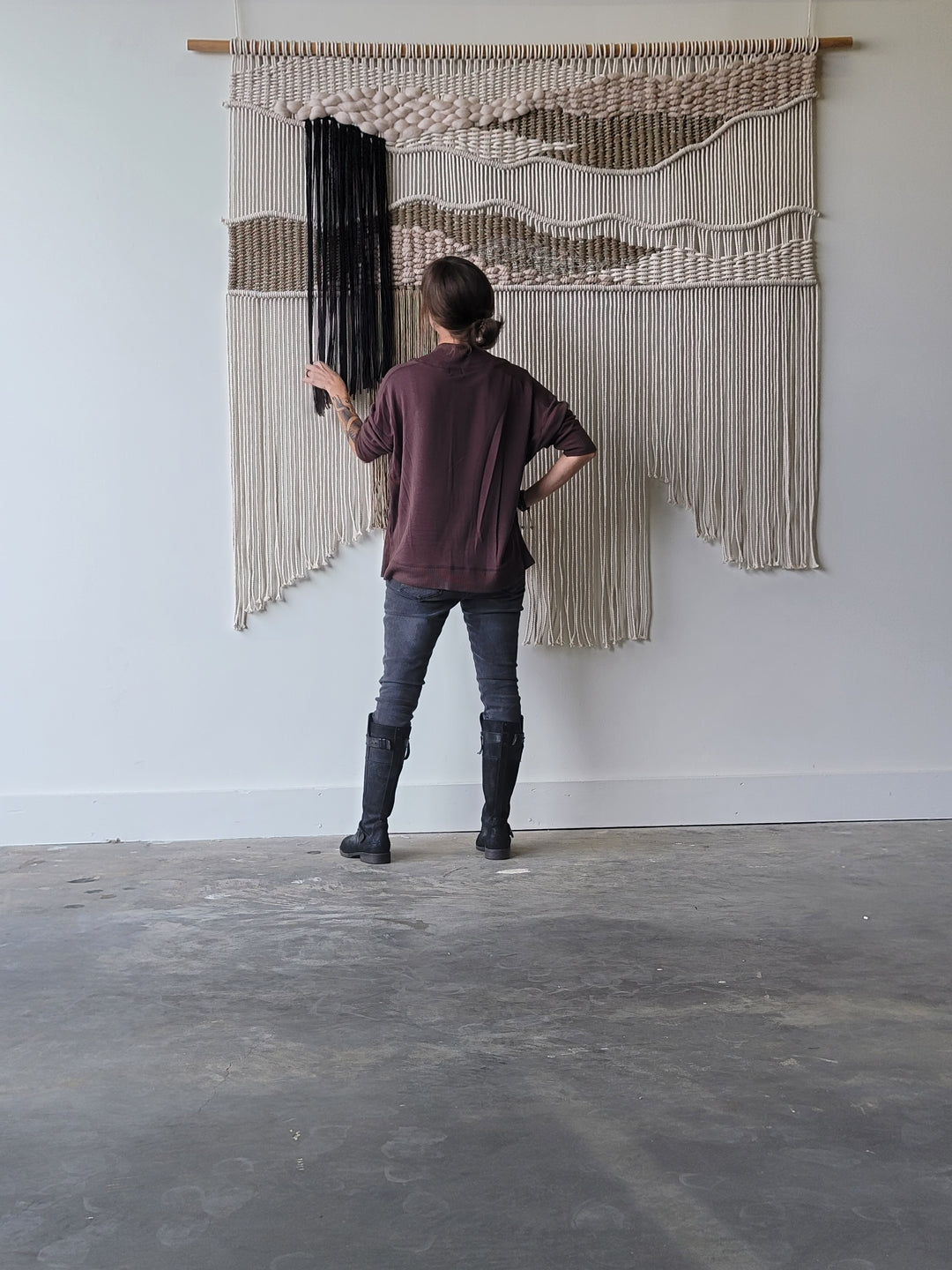 Mediterranean Modern Macramé Wall Hanging