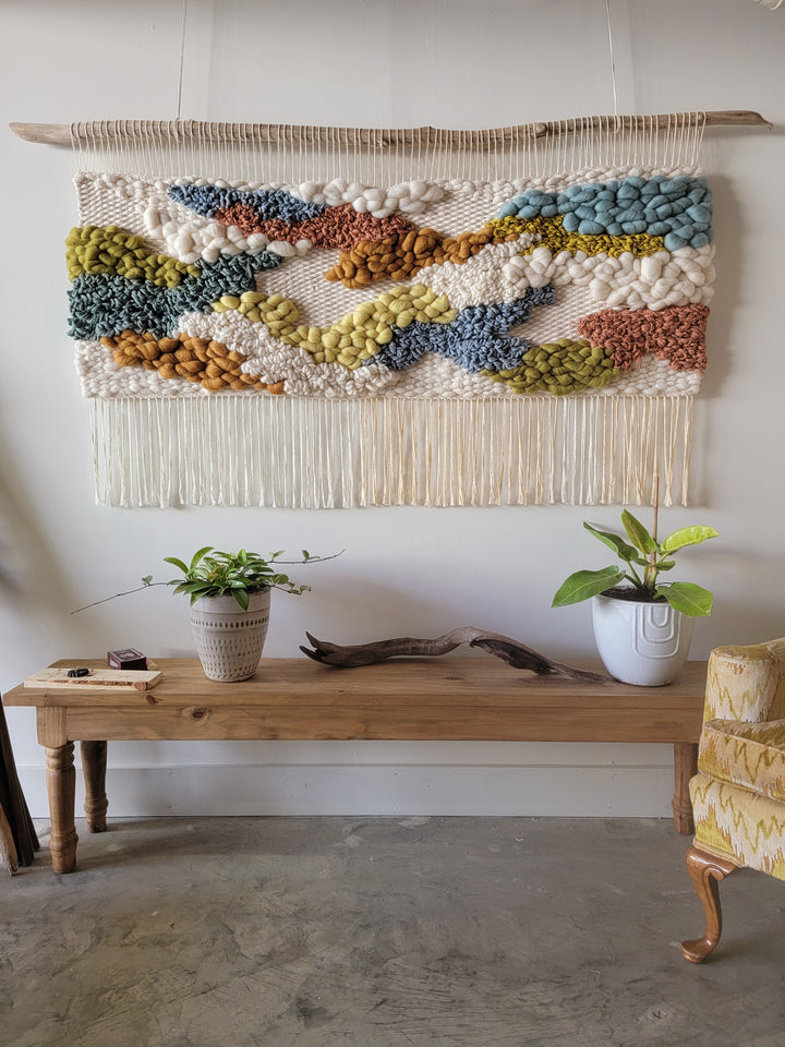 Handwoven Wall Hanging - "Wild Valley"