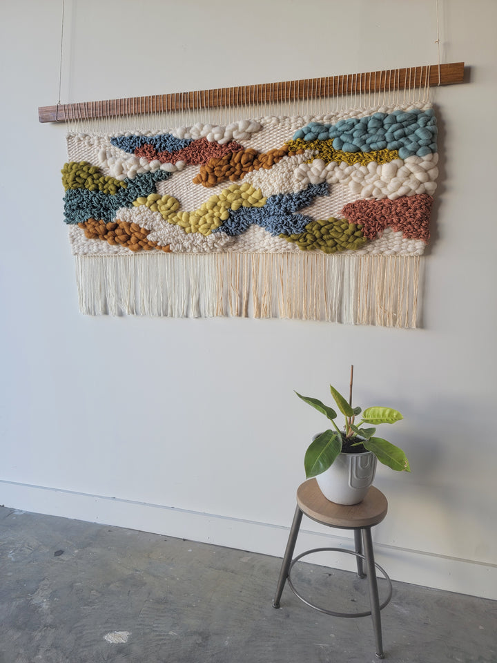 Handwoven Wall Hanging - "Wild Valley"