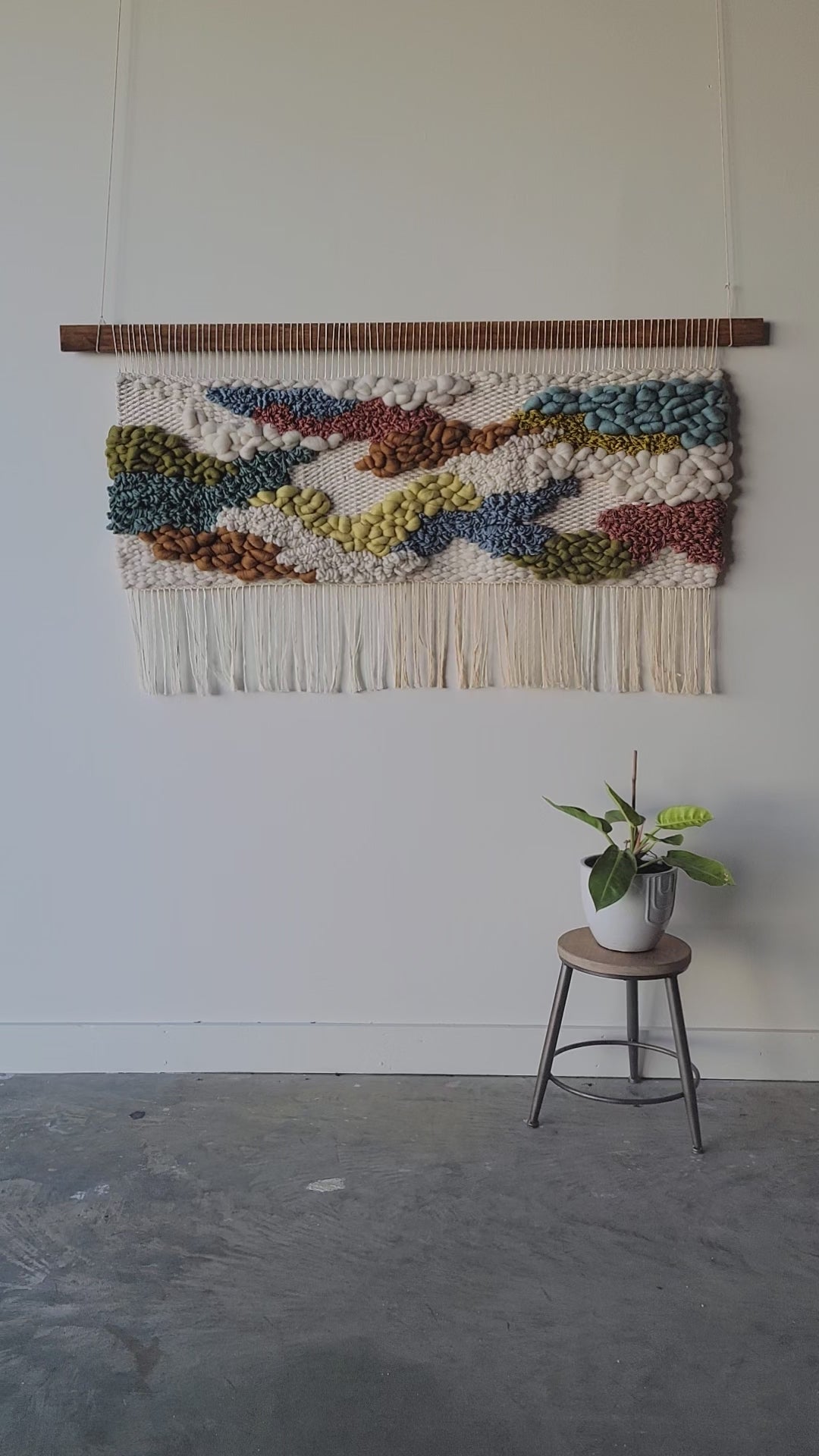 Handwoven Wall Hanging - "Wild Valley"